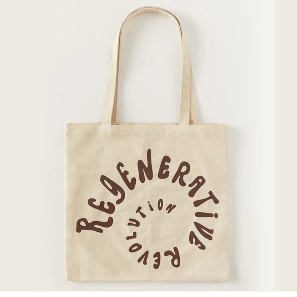 Christy Dawn Regenerative Revolution Cotton Canvas Tote Market Bag